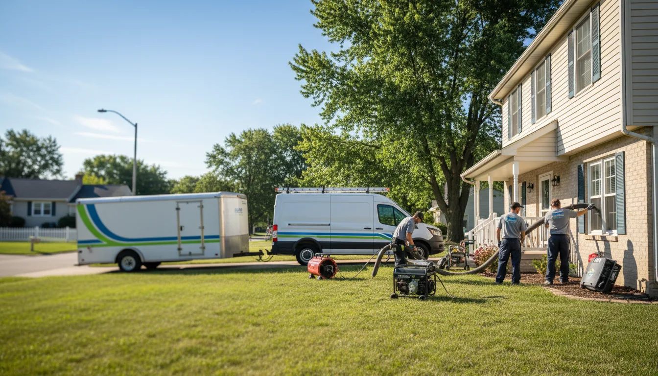 Flooded Basement Restoration And Cleanup With Repair in Lore City, OH near me